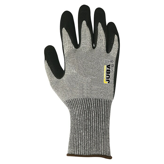 Juba Guantes de trabajo H4117 (Talla del guante: 9, Gris/Negro, 2 ud.) | BAUHAUS