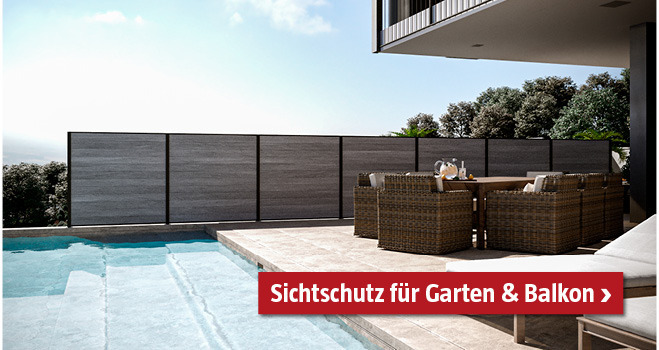 Sichtschutz Garten und Balkon