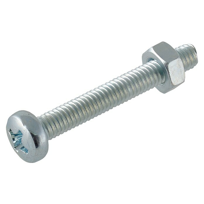 Suki Tornillo de rosca métrica (Ø x L: 2,5 x 20 mm, Acero, Cabezal cilíndrico) | BAUHAUS