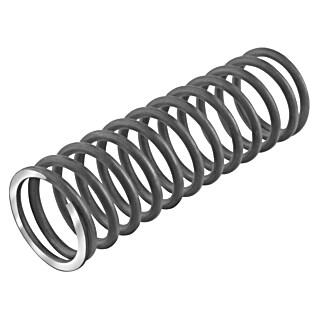 Suki Muelle de compresión (Ø x L: 6,1 x 40 mm, Acero para muelle)