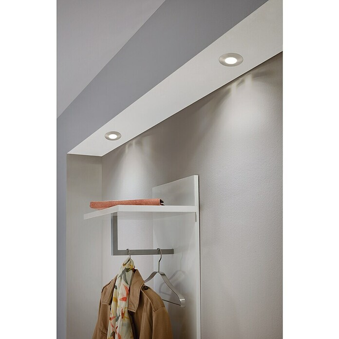 Eglo Led-inbouwspotset MAZUBY-LED 1 Starr (5 W, Mat Nikkel, Warm wit) | BAUHAUS