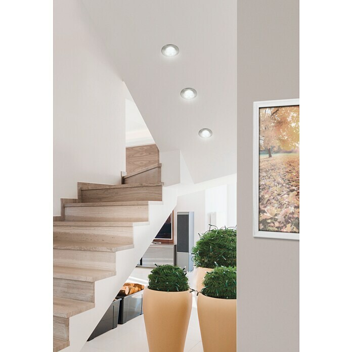 Eglo Led-inbouwspotset SALABATE (18 W, Mat Nikkel, Neutraal wit) | BAUHAUS