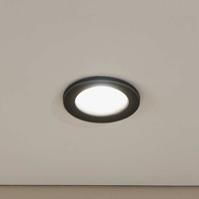 Eglo Led-inbouwspotset SALABATE (18 W, Zwart, Neutraal wit) | BAUHAUS