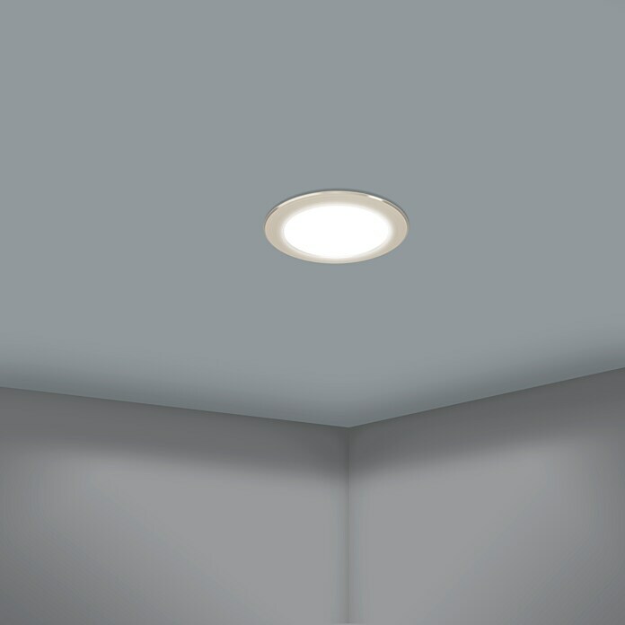 Eglo Led-inbouwspotset CALONGE (3 W, Ø x h: 8,6 x 4 cm, Nikkel) | BAUHAUS