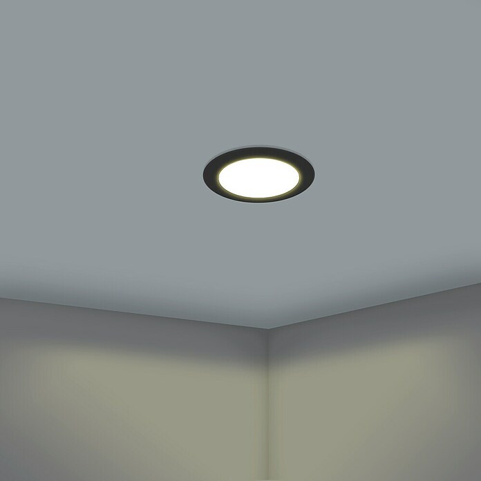 Eglo Led-inbouwspotset CALONGE (3 W, Ø x h: 8,6 x 4 cm, Zwart) | BAUHAUS