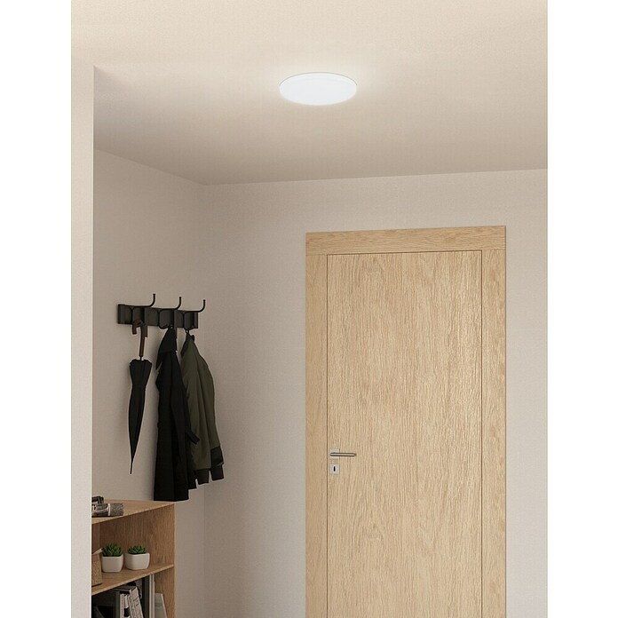 Eglo LED ugradbena svjetiljka, okrugla  (5,5 W, Ø x V: 10 x 2 cm, Topla bijela) | BAUHAUS