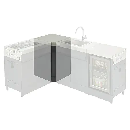 Kingstone The Quad Outdoorküchen-Modul Corner