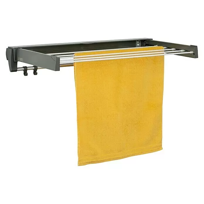 Juwel Wandwäschetrockner ARTDRY 70Länge Wäscheleine: 4 m, 75,5 cm, Farbe: Schwarz