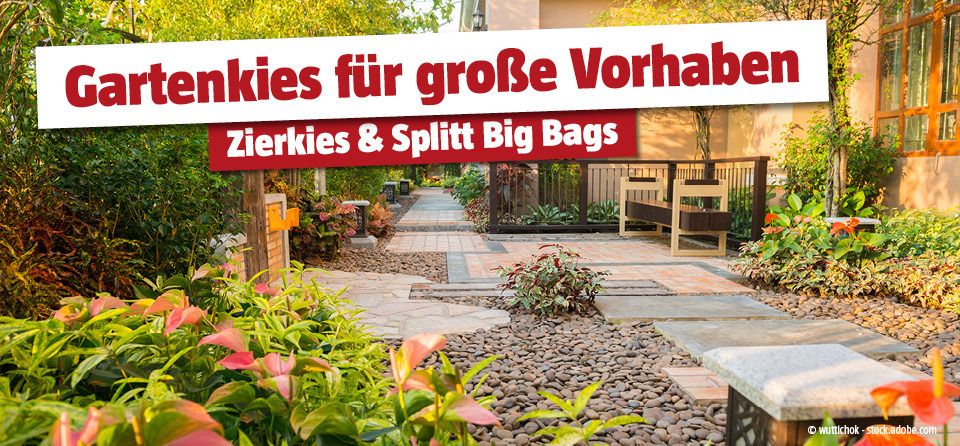Gartenkies Big Bags