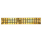 Fliesenbordüre Steel gestrichen YBO 15DG (30 x 4,8 cm, Gold, Glänzend) | BAUHAUS