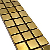 Fliesenbordüre Steel gestrichen YBO 15DG (30 x 4,8 cm, Gold, Glänzend) | BAUHAUS