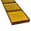 Fliesenbordüre Struktur YBO 8GO25 (30 x 4,8 cm, Gold, Glänzend) | BAUHAUS