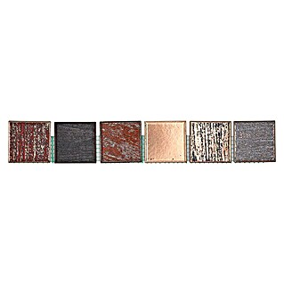 Fliesenbordüre Orient Color YBO CDAUBIS (5 x 31,6 cm, Mix Braun/Grau, Matt)