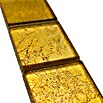 Fliesenbordüre Struktur YBO 8GO25 (30 x 4,8 cm, Gold, Glänzend) | BAUHAUS