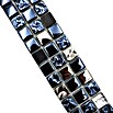Fliesenbordüre YBO M660 (30 x 4,8 cm, Mix Schwarz/Silber, Glänzend) | BAUHAUS