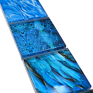 Bordura za pločice Wildlife YBO WL78 (29,8 x 4,8 cm, Sive boje, Sjaj)