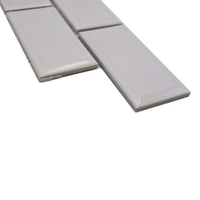 Fliesenbordüre YBO M07W (4,5 x 29,5 cm, Weiß, Glänzend) | BAUHAUS