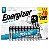 Energizer Batterie Max Plus (Micro AAA, Alkali-Mangan, 1,5 V, 20 Stk.) | BAUHAUS