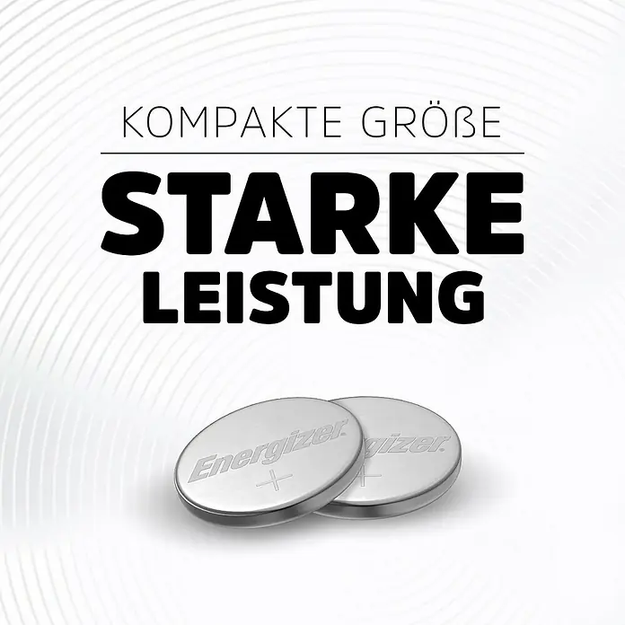 Energizer Knopfzelle - CR2032, 3 V, 6 Stk. - Kompakte Energizer Knopfzellen mit starker Leistung für zuverlässige Energie in kleinen Geräten.