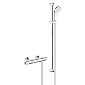 Grohe Brause-Set Grohtherm 1000 (Mit Thermostatarmatur, Lochabstand: 92 cm, Anzahl Funktionen: 2, Chrom)