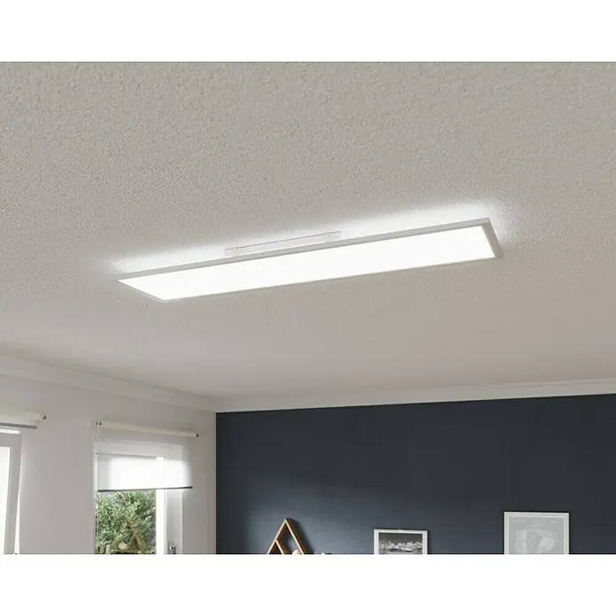 Tween Light LED-Panel RGB-RC-CCT-DIM - 32,5 W, L x B x H: 120 x 30 x 5,5 cm, Weiß, RGBW - Moderne LED-Deckenleuchte mit minimalistischem Design, die für eine helle und gleichmäßige Ausleuchtung sorgt. Ideal für Wohn- und Arbeitsbereiche.