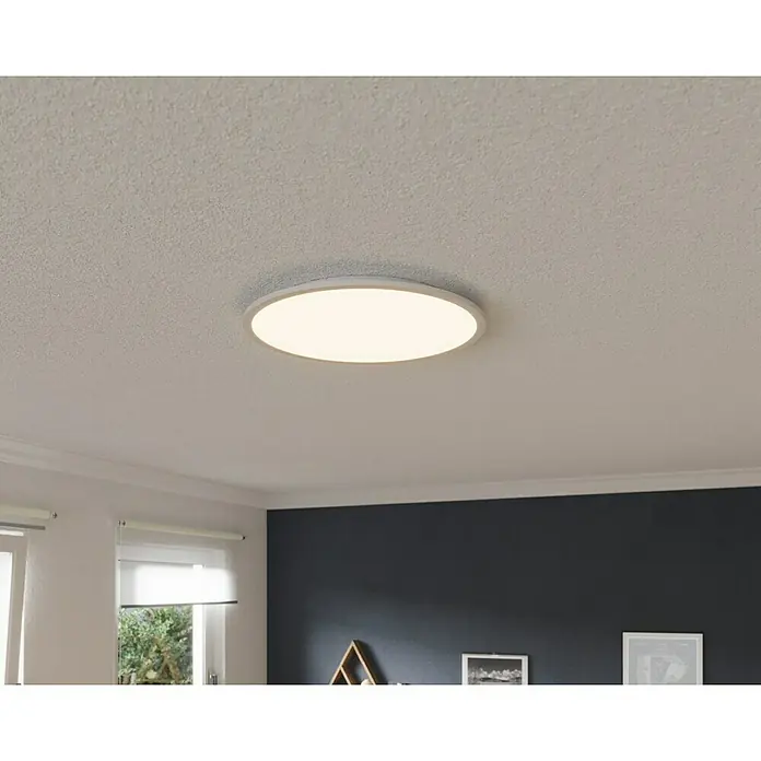 Tween Light LED-Panel rund RC-CCT-DIM - 35 W, Ø x H: 60 x 5 cm, Weiß, Mehrfarbig - Moderne Deckenleuchte mit sanftem Licht. Die runde Form passt gut in verschiedene Einrichtungsstile und sorgt für angenehme Beleuchtung.