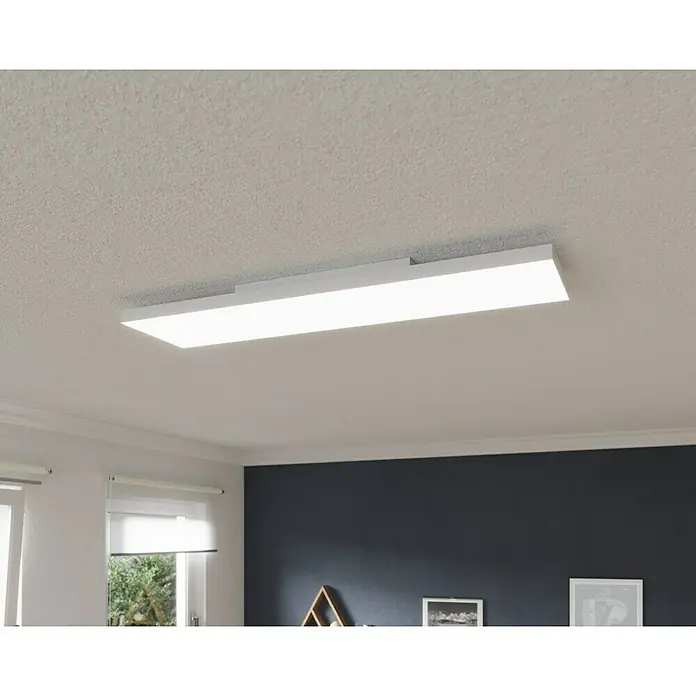 Tween Light LED-Panel Frameless - 34 W, L x B x H: 120 x 30 x 4,4 cm, Weiß, Mehrfarbig - Deckenleuchte mit rechteckigem Design. Die LED-Leuchte sorgt für eine helle und gleichmäßige Ausleuchtung im Raum und bietet moderne Optik.