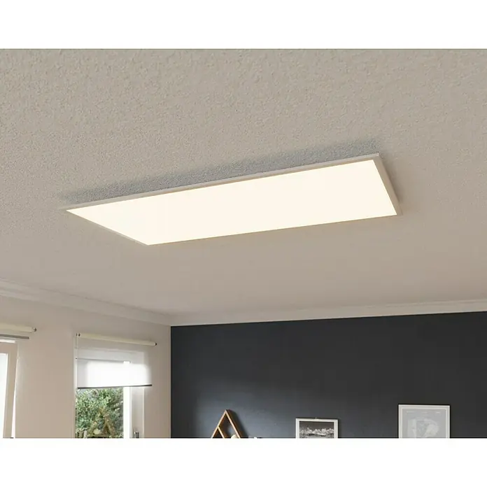 Tween Light LED-Panel RC-CCT-DIM - 43 W, L x B x H: 120 x 60 x 5 cm, Weiß, Mehrfarbig - Moderne LED-Deckenleuchte in rechteckiger Form, ideal für Wohn- und Arbeitsbereiche, sorgt für eine helle und gleichmäßige Ausleuchtung.