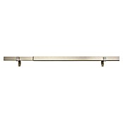 Stilgarnitur Up Right (Länge Gardinenstange: 120 cm - 210 cm, Edelstahl-Optik) | BAUHAUS