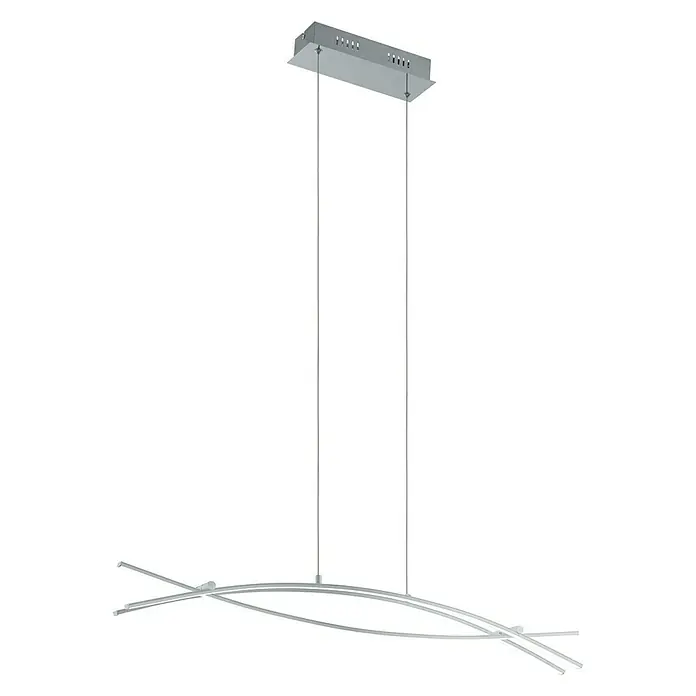 Eglo LED-Pendelleuchte Nevado - L x B x H: 90 x 8 x 110 cm - Elegante LED-Hängeleuchte mit geschwungenem Design, ideal für moderne Wohnräume. Stilvolle Beleuchtung für Esszimmer oder Wohnbereich.