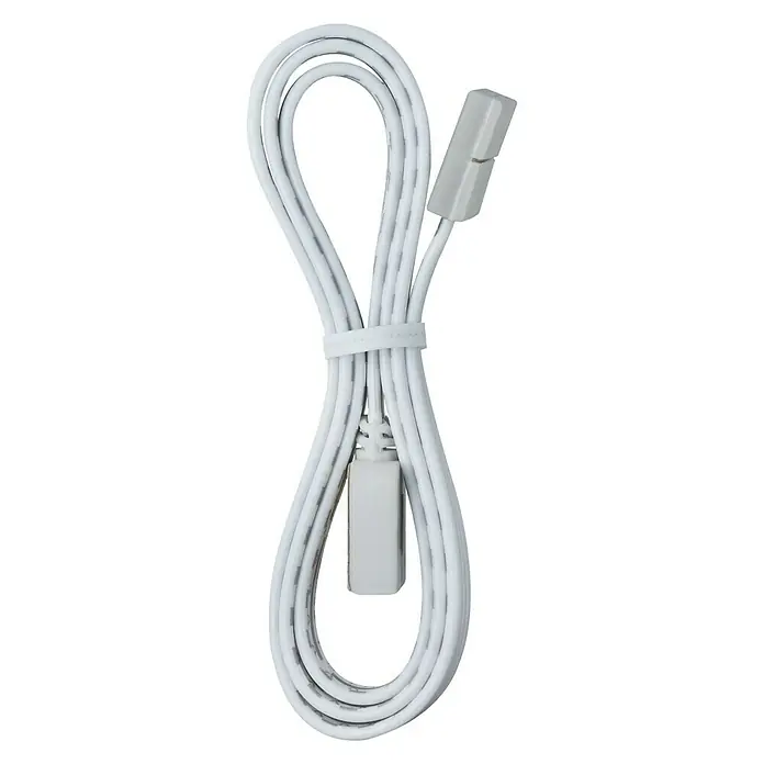 Paulmann Conector clip YourLED ECO - 50 cm - Cable USB blanco con conector y toma, enrollado cuidadosamente y asegurado con una brida para un almacenamiento ordenado.