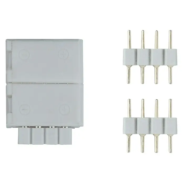 Paulmann Enchufe de conexión YourLED ECO - Blanco - Conectores de tira LED para una fácil conexión, incluyendo pines para contactos seguros.