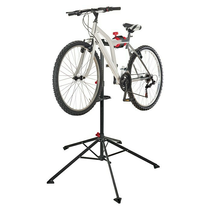 Stalak za popravak bicikla (Prikladno za: Okvir bicikla s Ø 25 – 40 mm, Podešavanje visine: 108 cm - 190 cm, 30 kg)