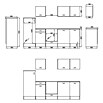 Respekta Küchenleerblock Petunia (Breite: 280 cm, Weiß, Ohne Elektrogeräte) | BAUHAUS