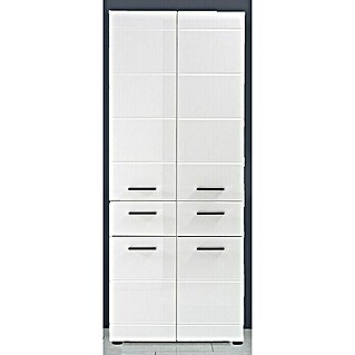 Trendteam Skin Hochschrank (60 x 31 x 182 cm, Weiß)