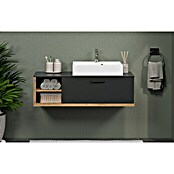 Trendteam Synnax Badmöbel-Set (120 cm, Coast Evoke Eiche/Anthrazit, Matt, Maße Waschbecken: B: 60 cm) | BAUHAUS