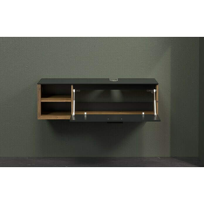 Trendteam Synnax Waschtischunterschrank (120 x 45 x 36 cm, Coast Evoke Eiche/Anthrazit, Matt) | BAUHAUS