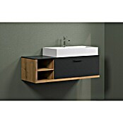 Trendteam Synnax Badmöbel-Set (120 cm, Coast Evoke Eiche/Anthrazit, Matt, Maße Waschbecken: B: 80 cm) | BAUHAUS