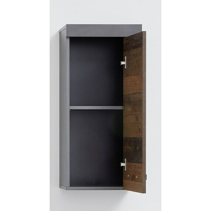 Trendteam Indy Hängeschrank (36 x 23 x 79 cm, Matera/Old Wood) | BAUHAUS