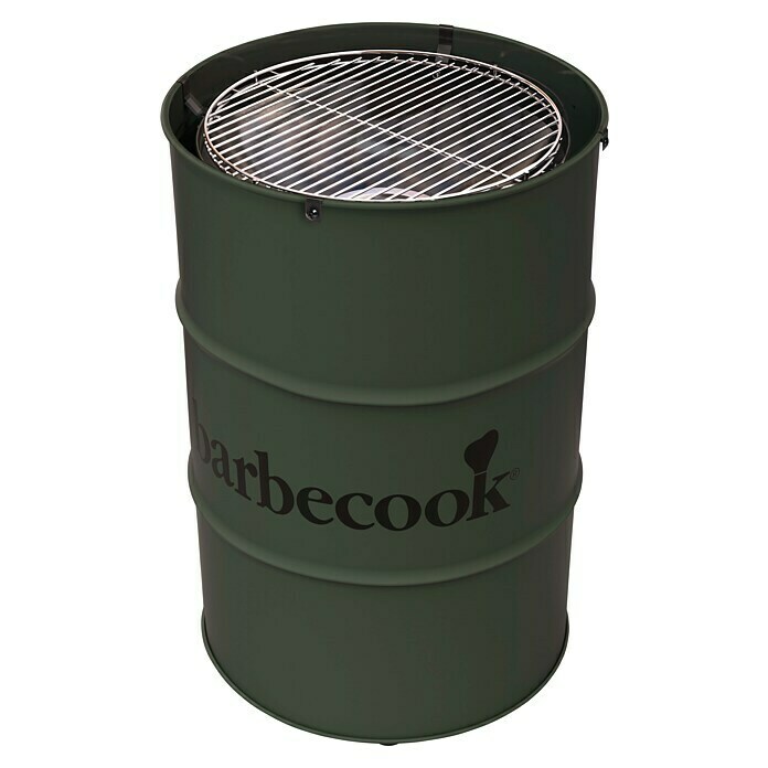 Barbecook Holzkohlegrill Feuertonne Edson (Durchmesser Grillfläche: 47,5 cm, Olivgrün) | BAUHAUS