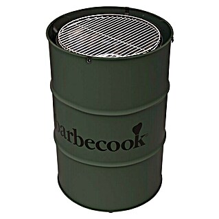 Barbecook Holzkohlegrill Feuertonne Edson (Durchmesser Grillfläche: 47,5 cm, Olivgrün)