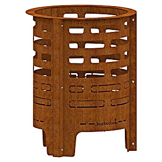 Barbecook Feuerkorb Jules (Ø x H: 43,2 x 56 cm, Rostbraun)