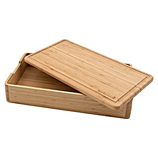 Barbecook Schneidebrett-Set (L x B x H: 46 x 25 x 9,4 cm, Holz)