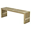 Plus Gartenbank Rustik (L x B x H: 138 x 36 x 45 cm, Treibholz, Natur)