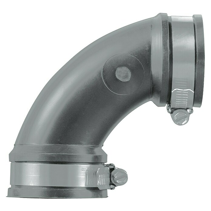 Martens Pvc-bocht (Zwart, EPDM-rubber, 50 mm) | BAUHAUS