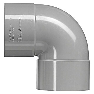 Martens Pvc-bocht (Kunststof, 2 x lijmmof, Hoek: 88 °)