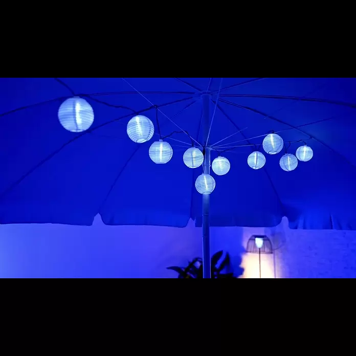 BAUHAUS Solar-Lichterkette MinilampionsLänge: 3,8 m, LED, Leuchtdauer: 8 h, Weiß - Solarneuheiten 30360932 Lampe 16