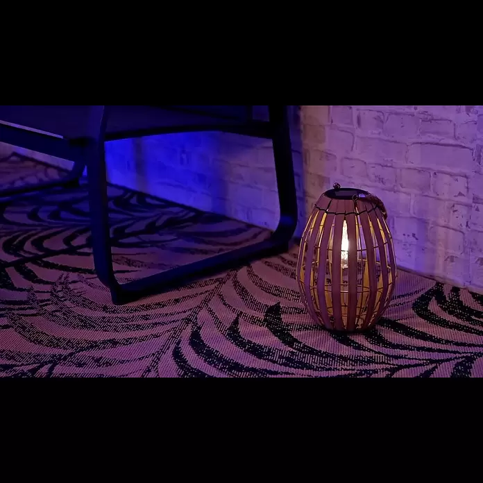 BAUHAUS Solar-Tischleuchte Natural - Rattan, IP44 - Solarneuheiten 31451510 Lampe 7