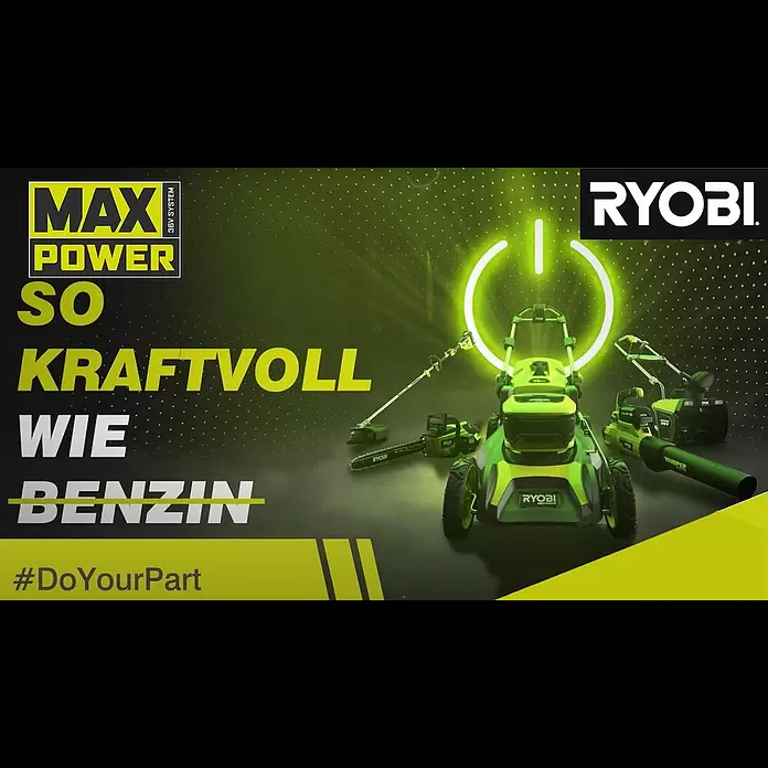 Ryobi Max Power Akku-Hochdruckreiniger RY36PWX41A-0 - 36 V, Ohne Akku, Max. Druck: 41 bar, Fördermenge: 160 l/h - Die RYOBI 36V MAX POWER Plattform | Power ohne Benzin #ryobi #36v #maxpower