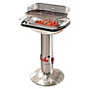 Barbecook Holzkohlegrill Loewy (Grillfläche (B x T): 55 x 33 cm, Silbr, Edelstahl) | BAUHAUS